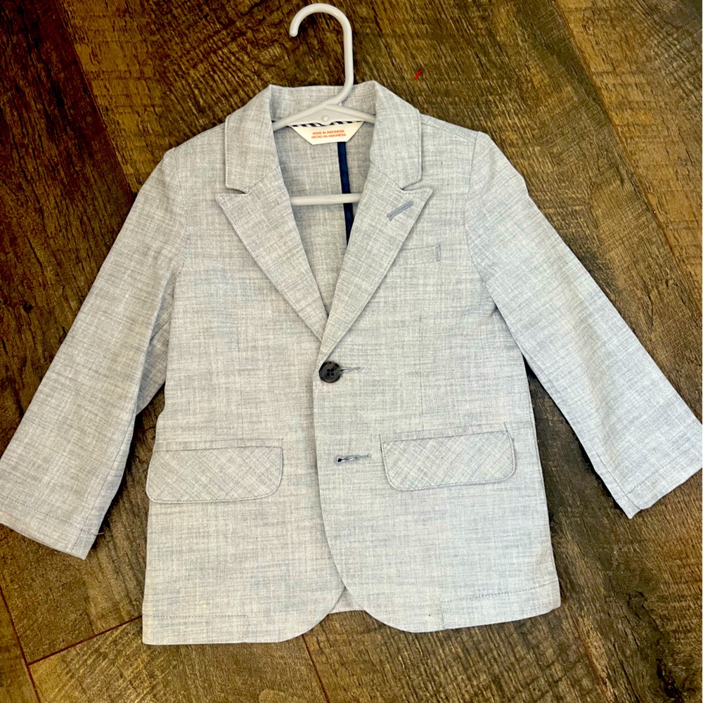 Cat and Jack Boys Gray Blazer NEW
